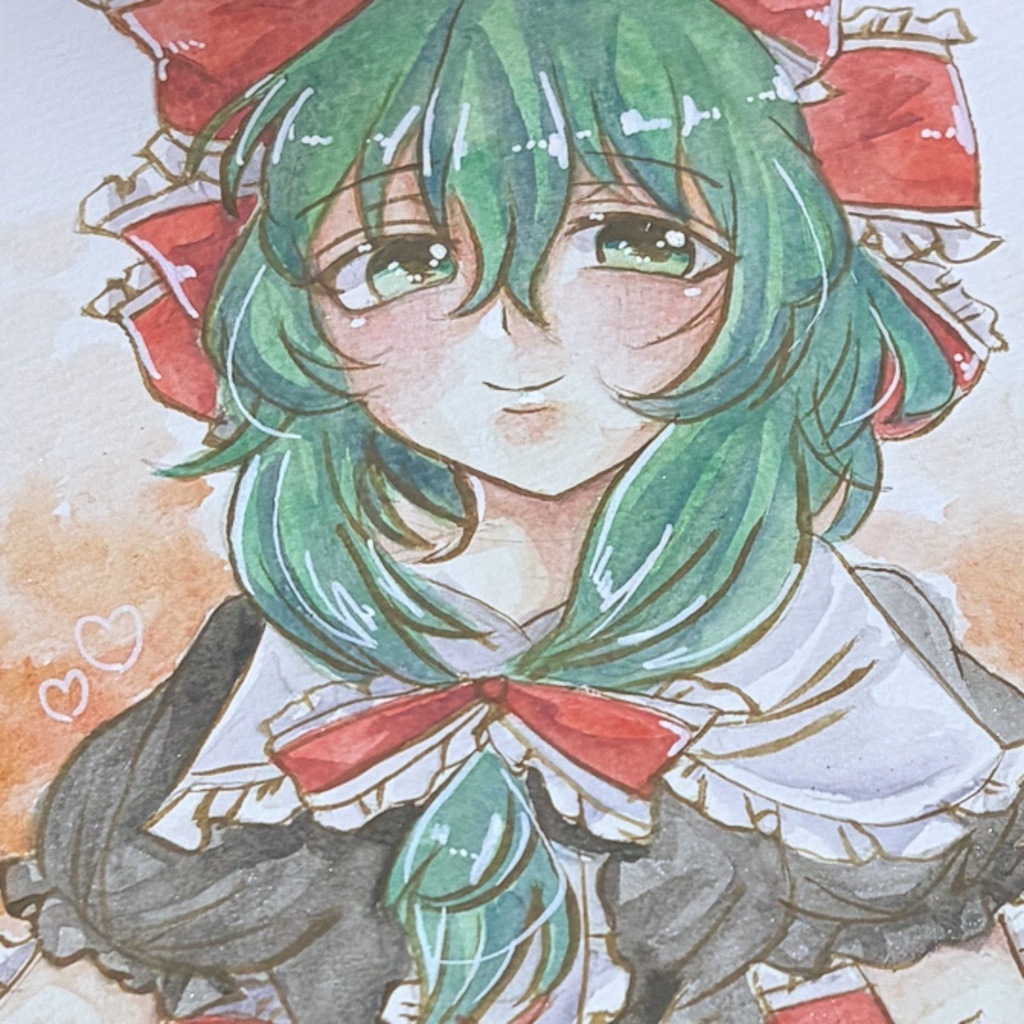 東方Project 鍵山雛 ファンアート 一点物 色紙 原画