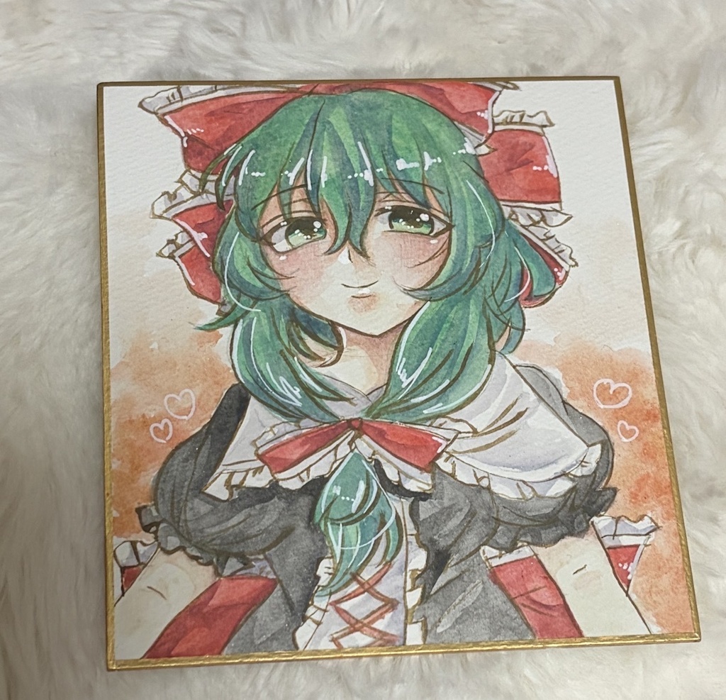 東方Project 鍵山雛 ファンアート 一点物 色紙 原画