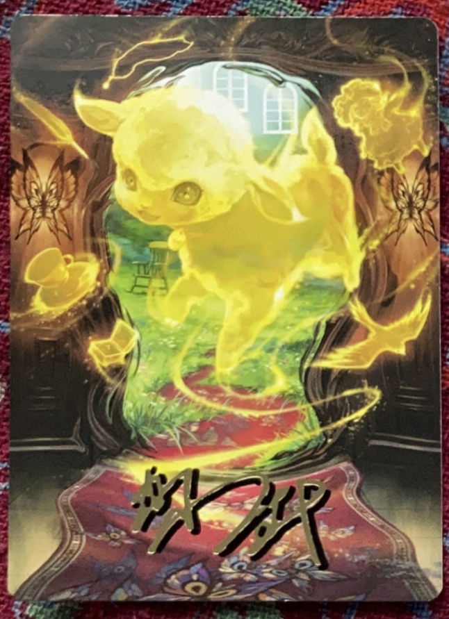 スケッチ入りアートカード(※!アーティストプルーフではありません)