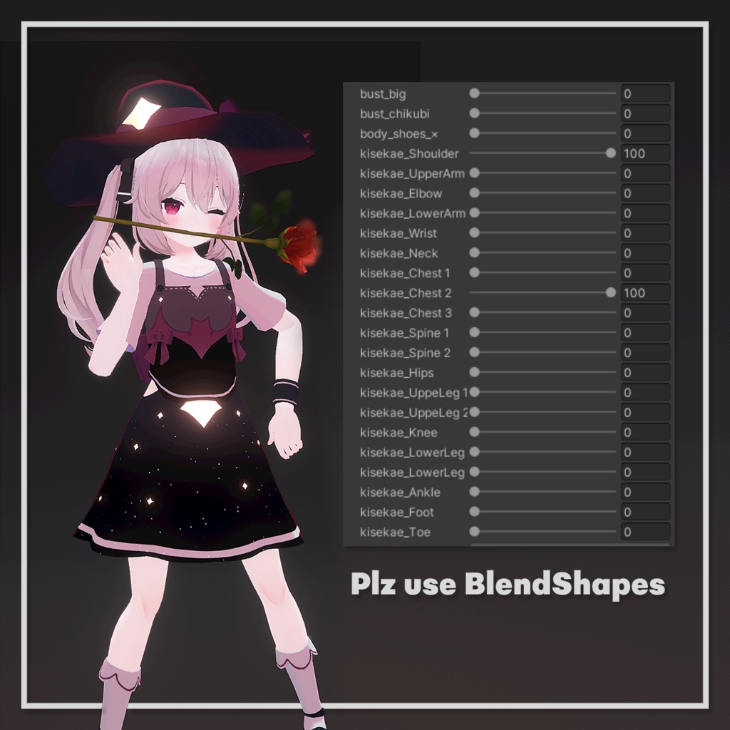 【カリン用衣装】Bat Night Star【ハロウィンワンピ】