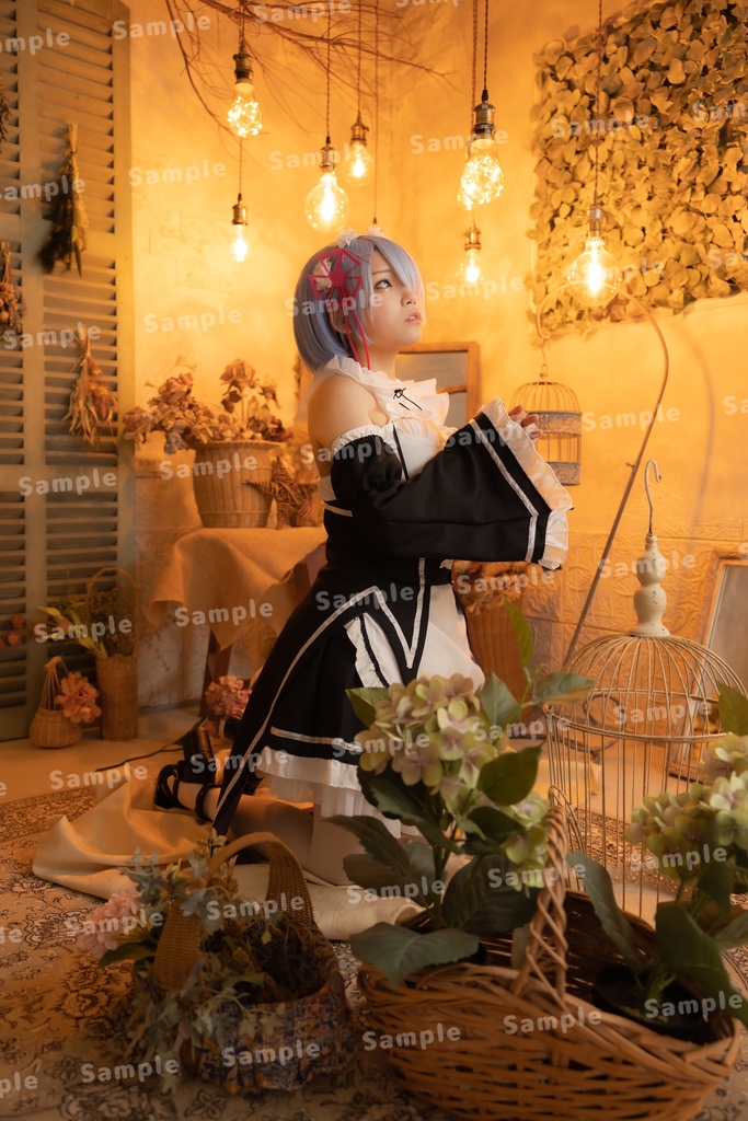 レム コスプレ ブロマイド写真