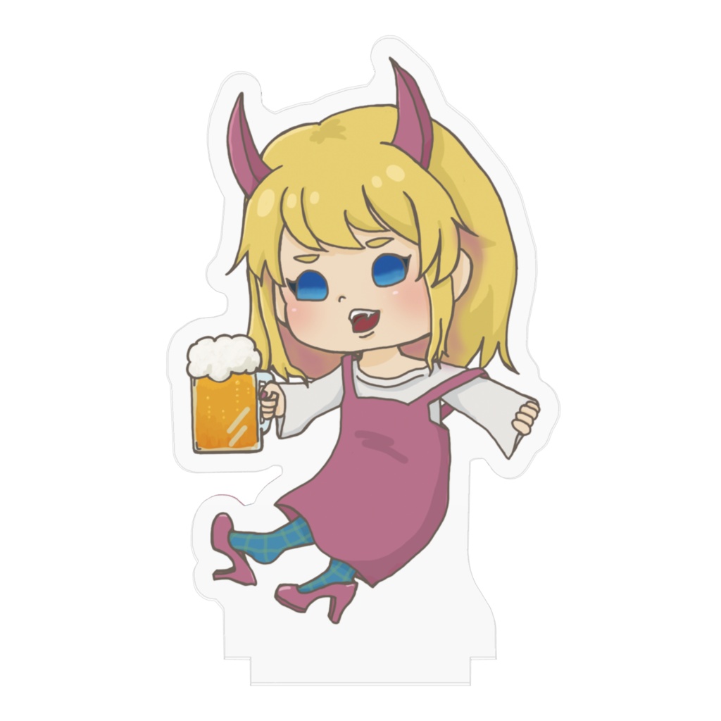 アクリルスタンド(よりぬきビスコさん かんぱーい)