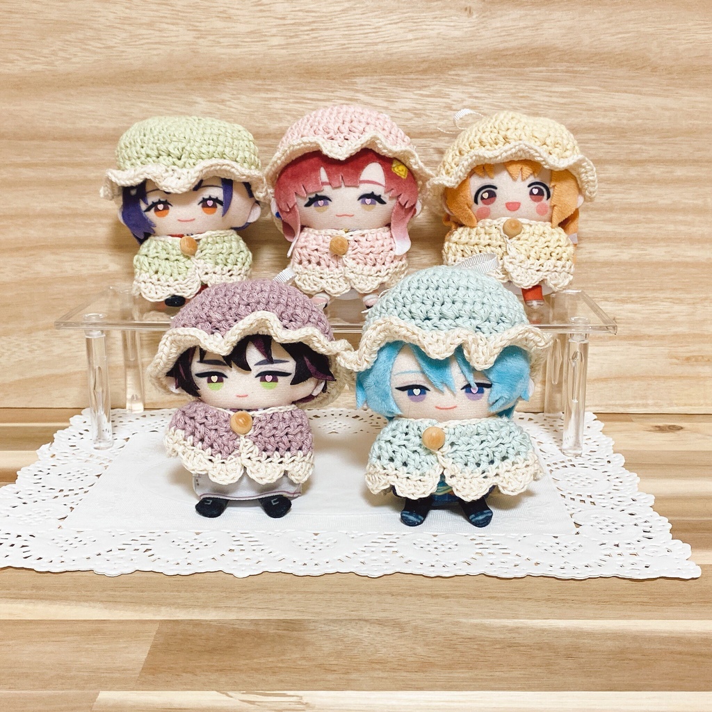 チューリップ帽子とポンチョセット