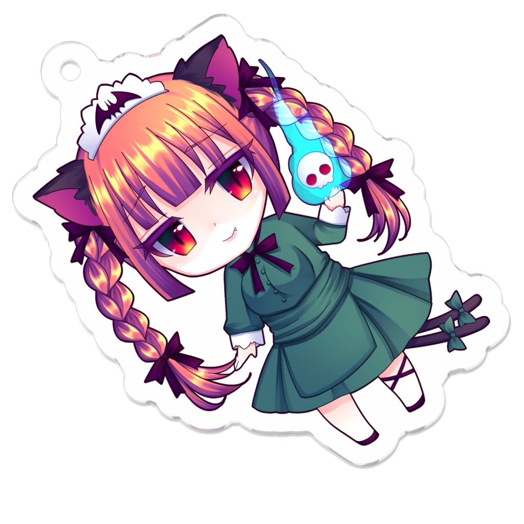 幽霊メイドなお燐ちゃんキーホルダー