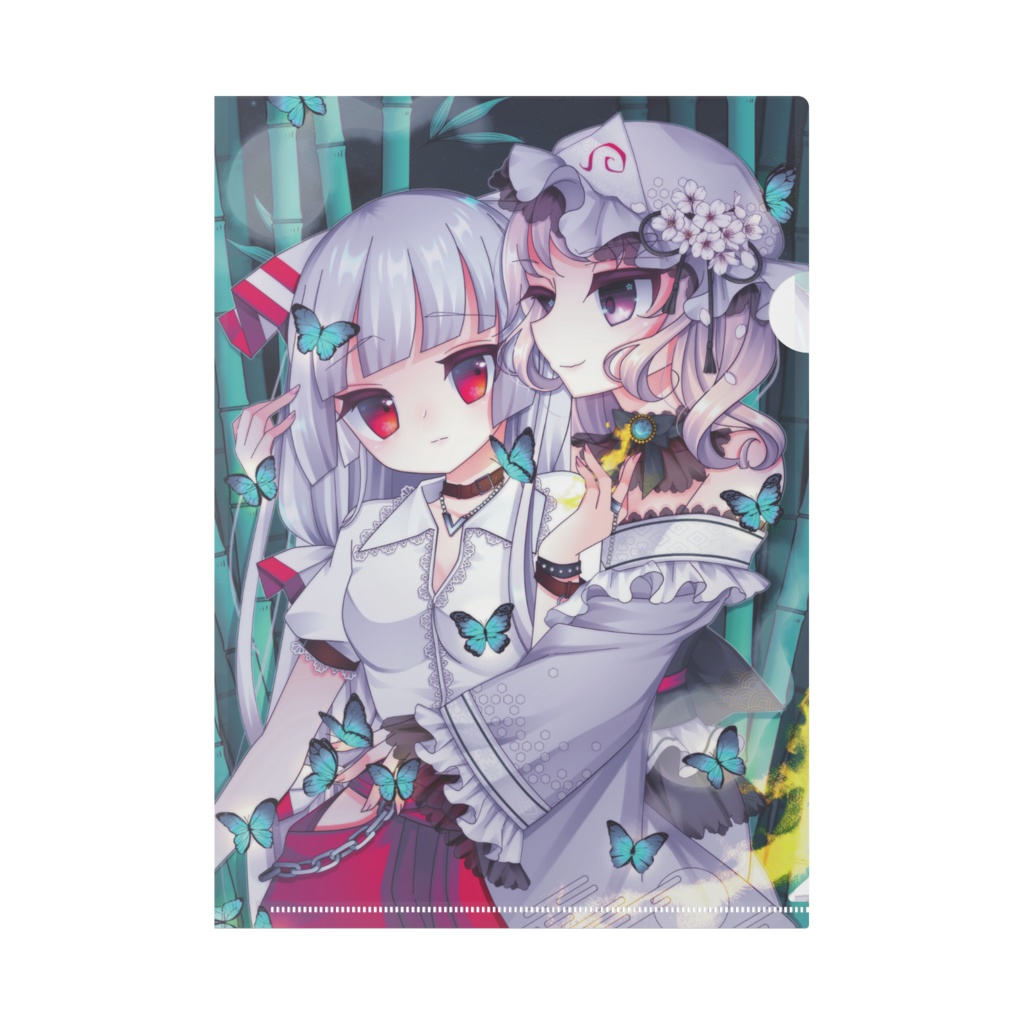 永夜抄EXクリアファイル(幽々子・妹紅)