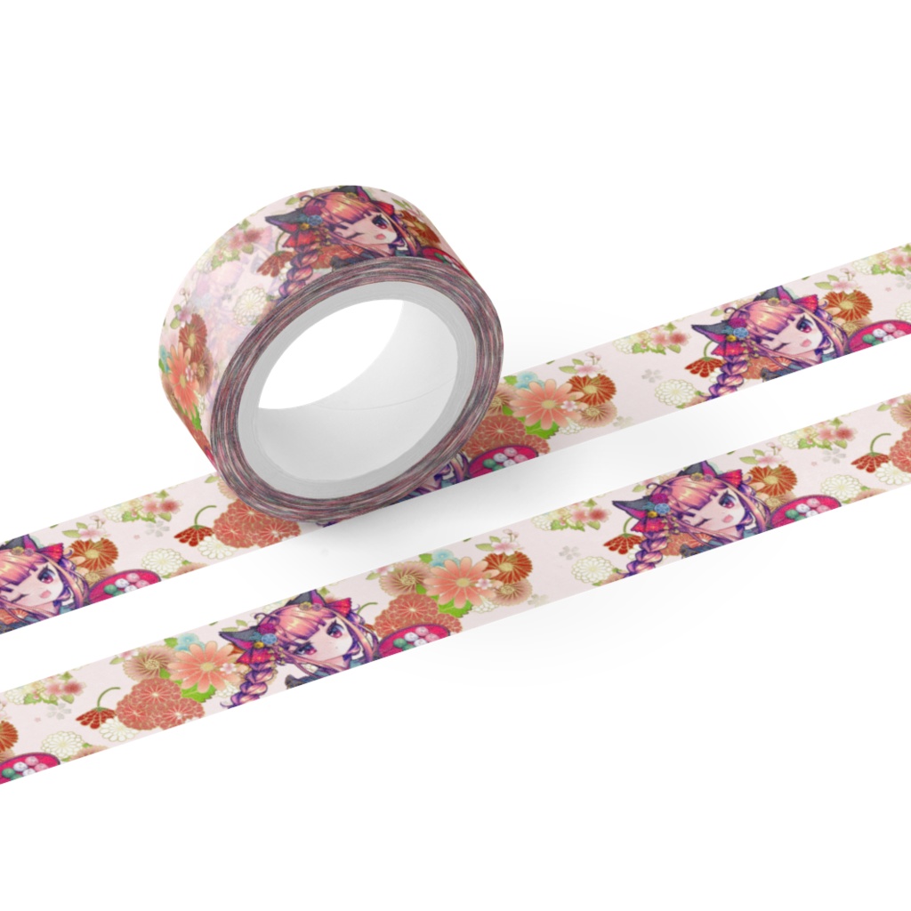 お燐ちゃん 和風マスキングテープ