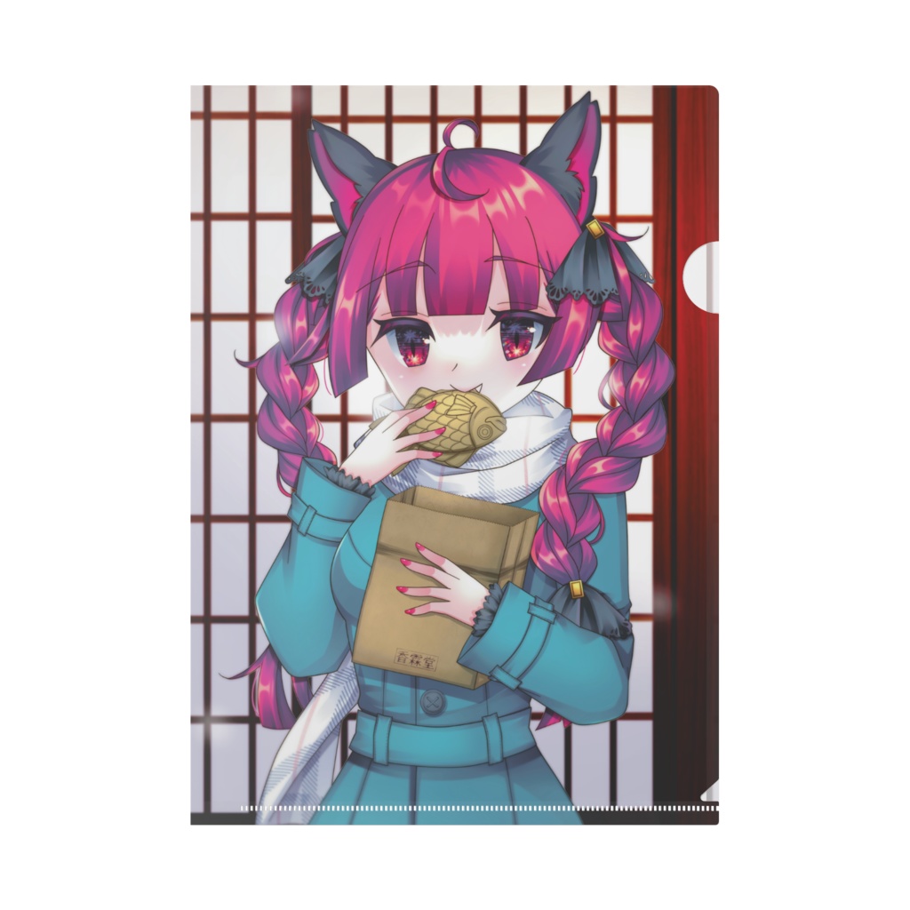 たい焼きお燐ちゃんクリアファイル
