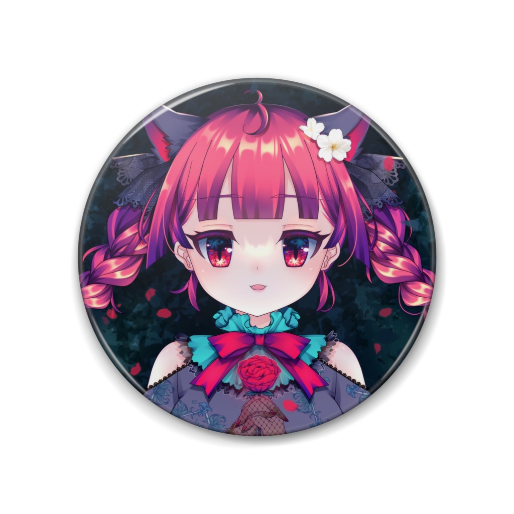 お燐ちゃん♡でか缶バッジ