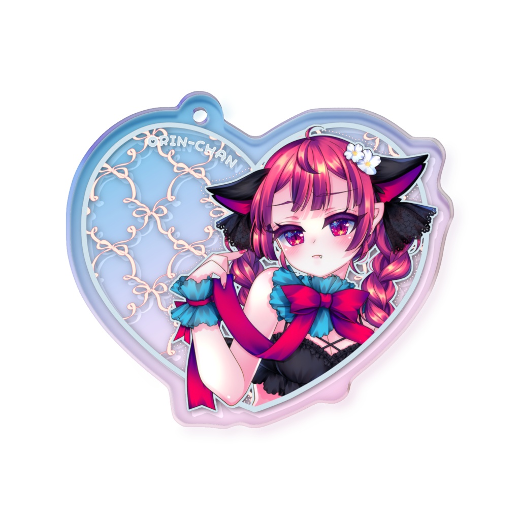 お燐ちゃんオーロラアクキー