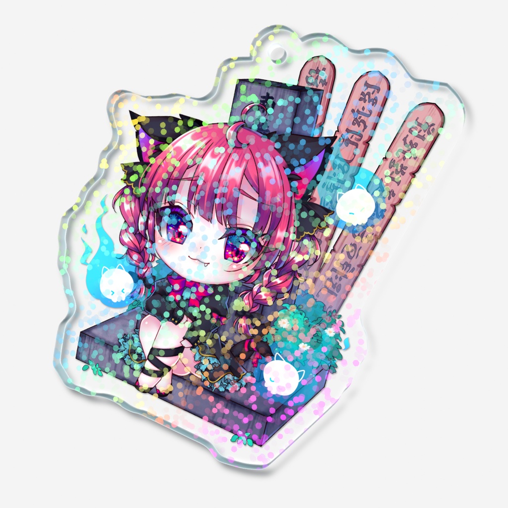 お燐ちゃんホログラムアクリルキーホルダー✨