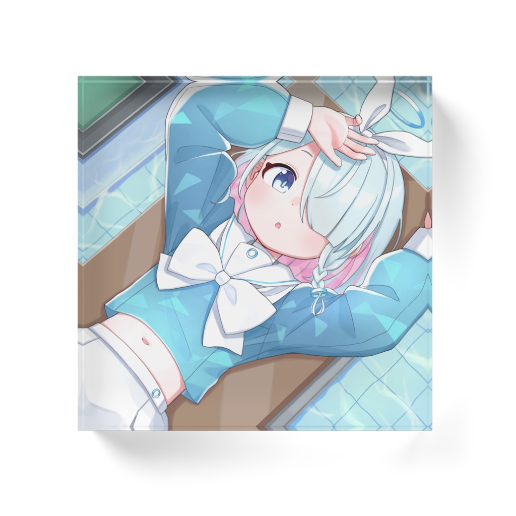 【二次創作】くつろぎアロナアクリルブロック