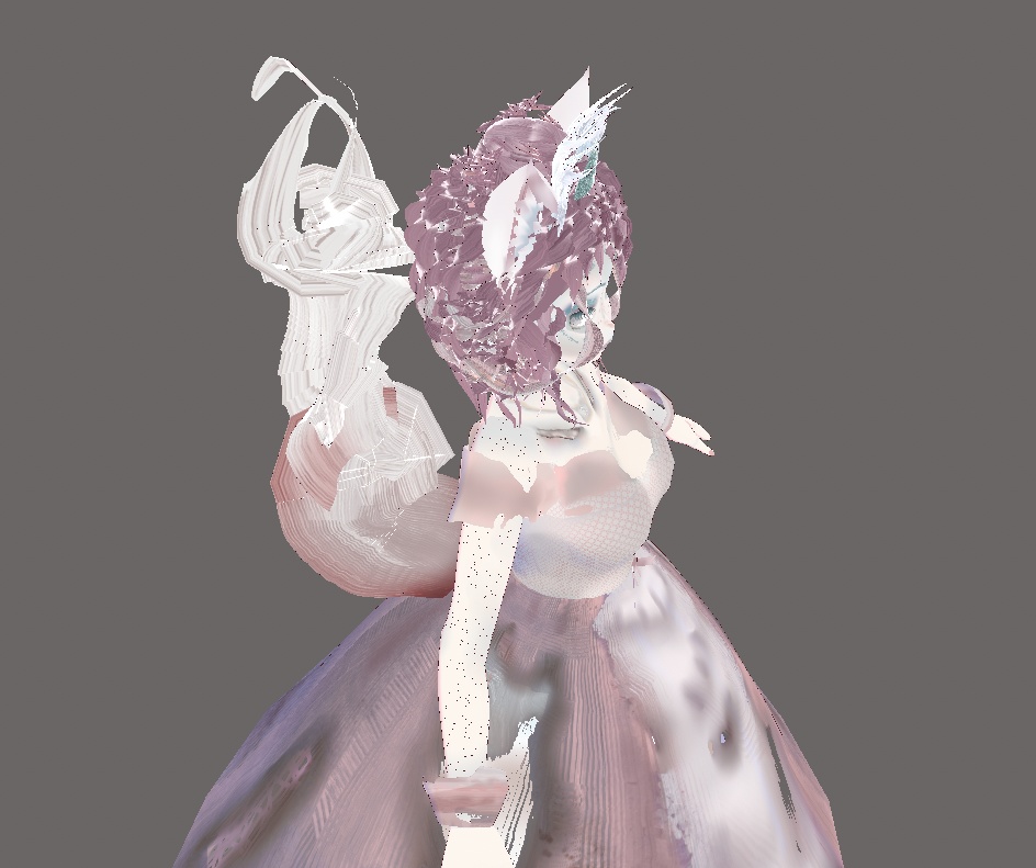 Spooky Fox Tail Custom Hair Preset