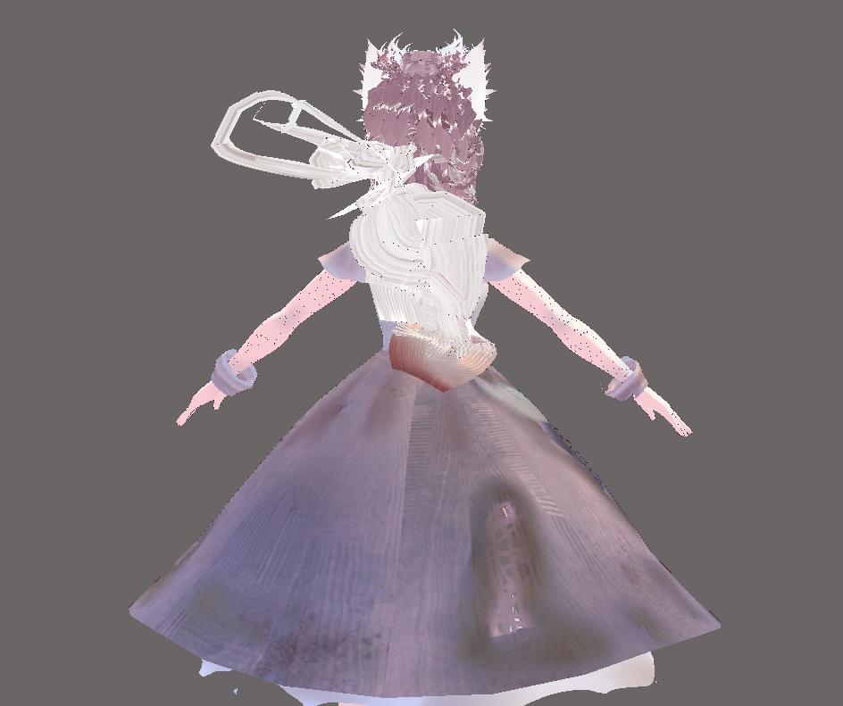 Spooky Fox Tail Custom Hair Preset