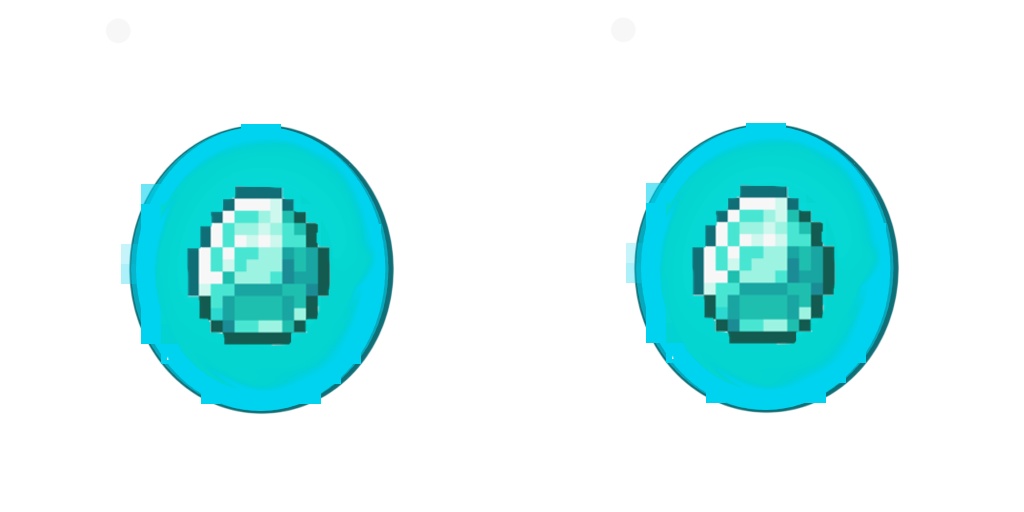 VRoid Minecraft Diamond Iris Eye Set