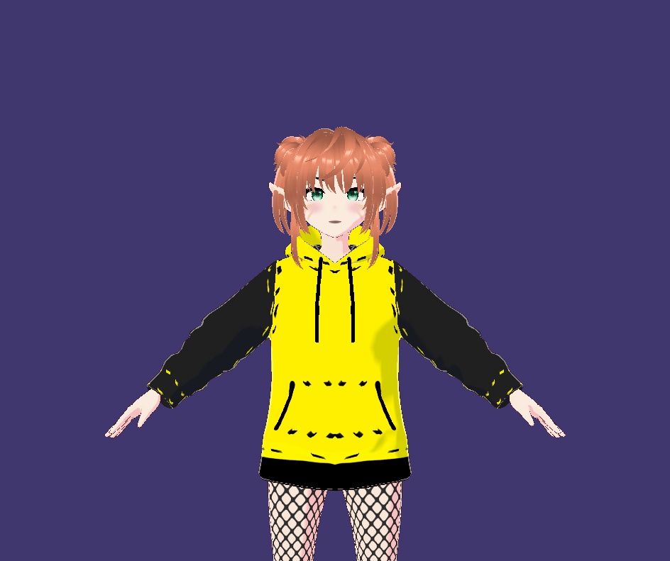 Black and Yellow Stitched Hoodie 