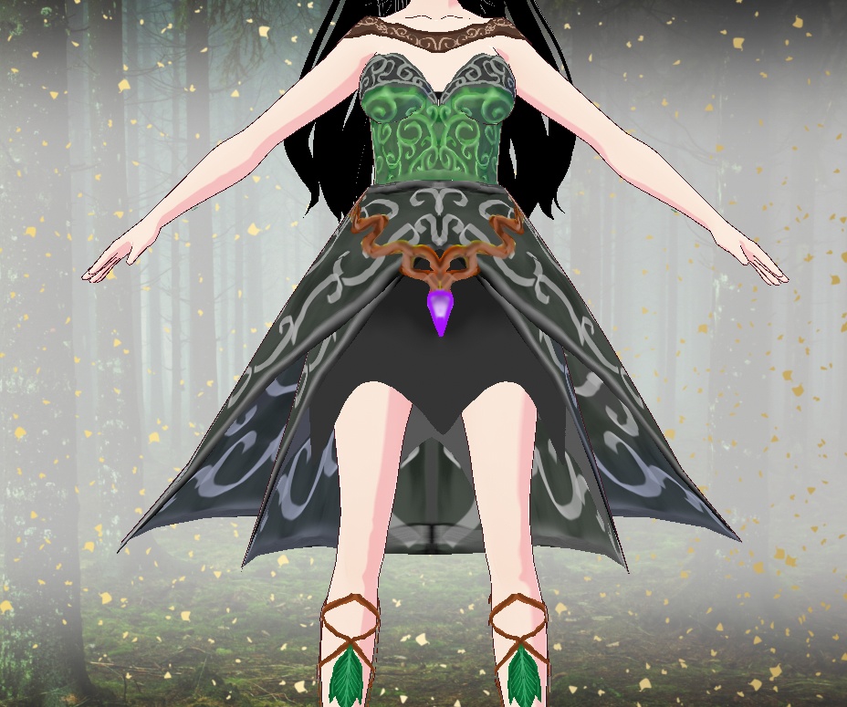 Forest Guardian Witch Outfit