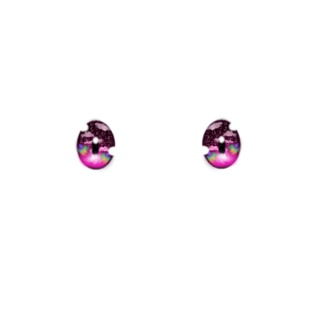 Dreamy Purple Iris Set Rainbow accents
