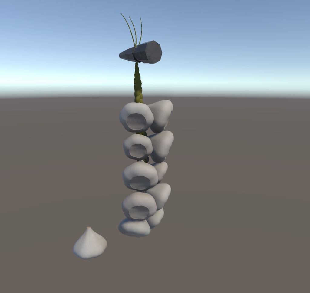 ニンニクとリースのセット