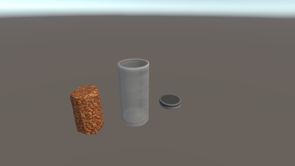 ガラス製の入れ物