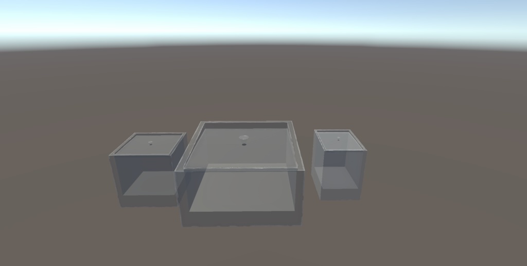 ガラス製の入れ物シリーズ