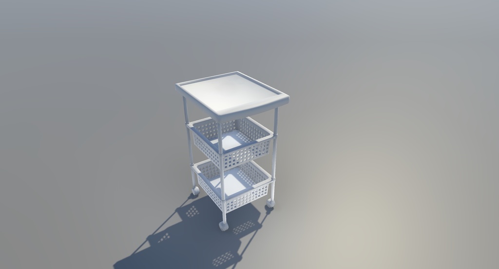 キャスター付きワゴン