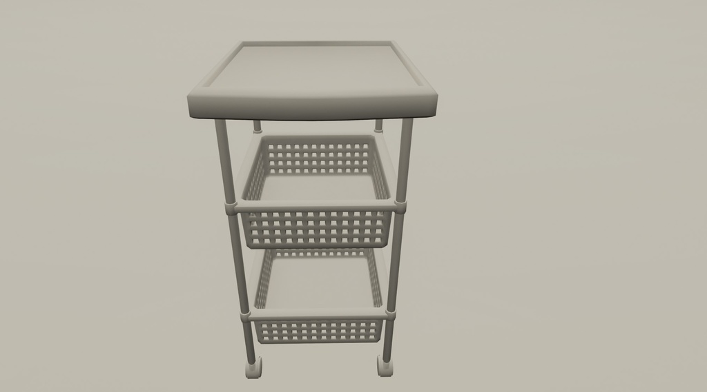 キャスター付きワゴン