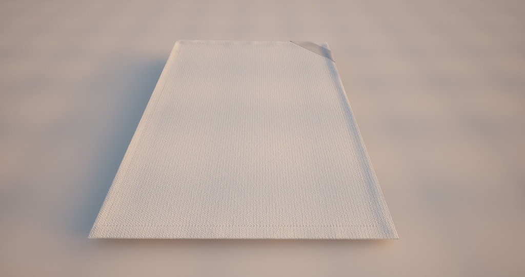 雑巾と鉛筆(2B)と蛍光ペン(赤)(黄)