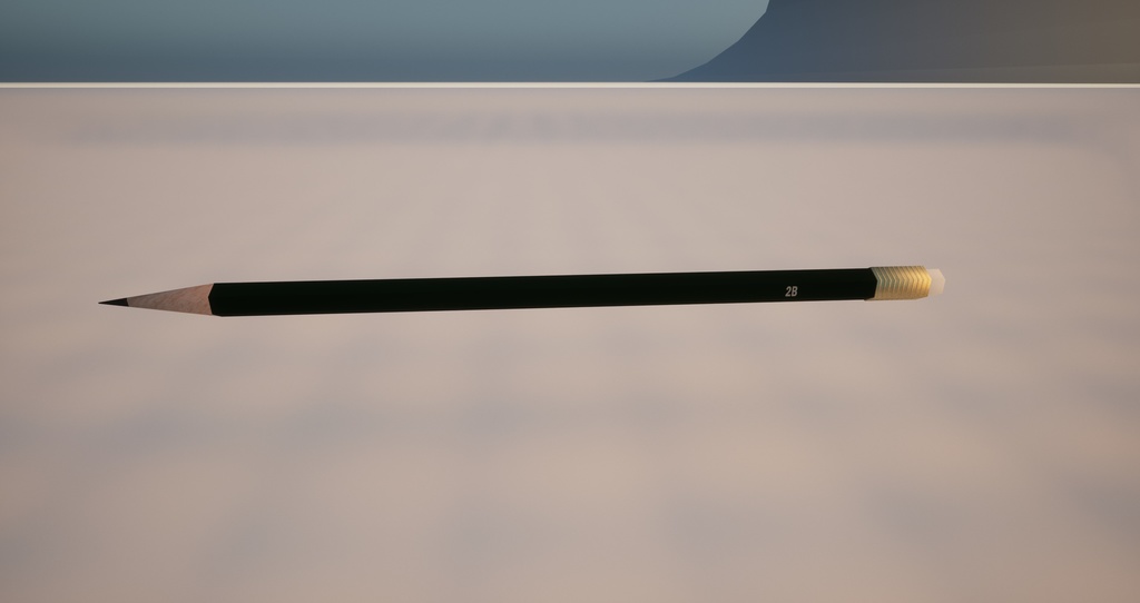 雑巾と鉛筆(2B)と蛍光ペン(赤)(黄)