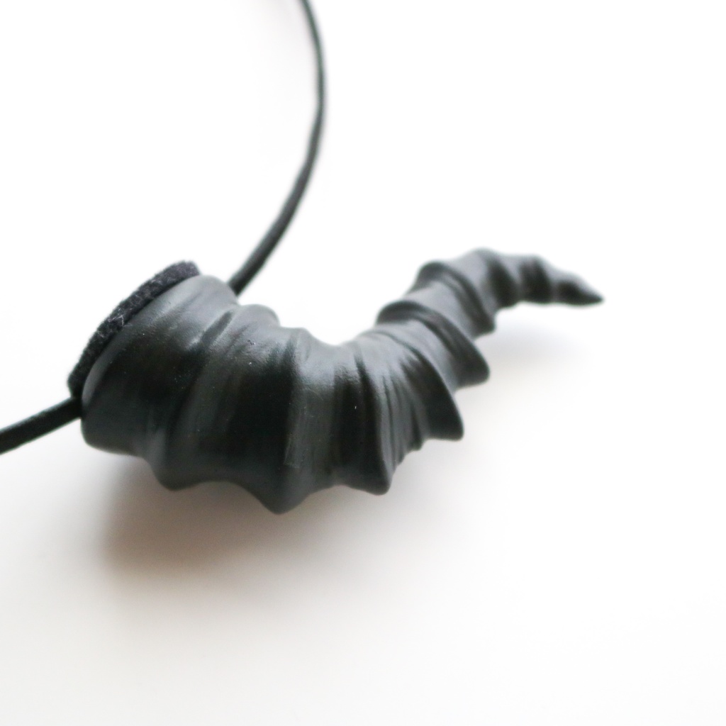 悪魔ツノカチューシャmini 黒