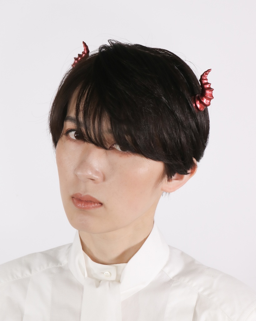 悪魔ツノカチューシャmini 赤
