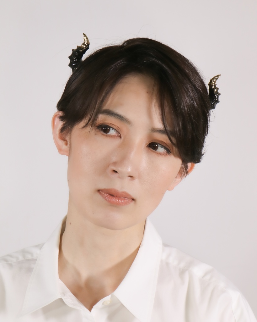 悪魔ツノカチューシャmini 金箔