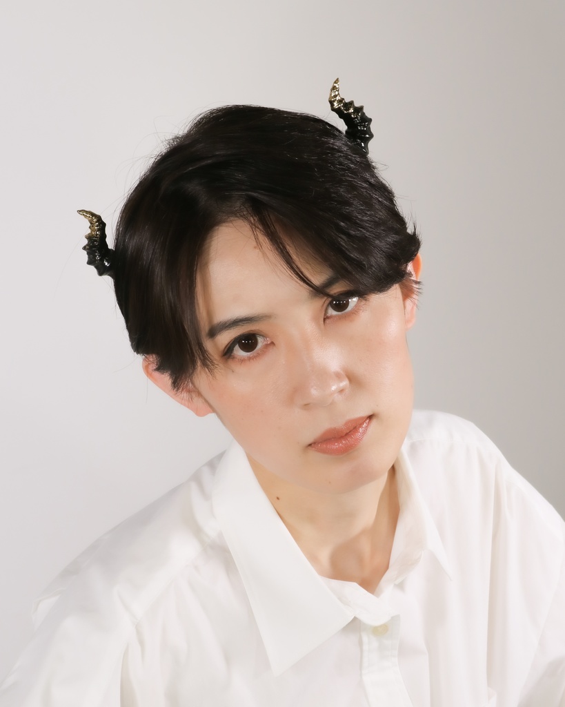 悪魔ツノカチューシャmini 金箔