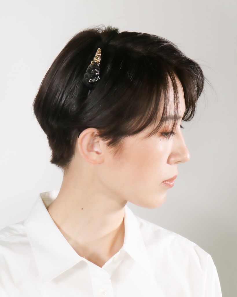 悪魔ツノカチューシャmini 金箔