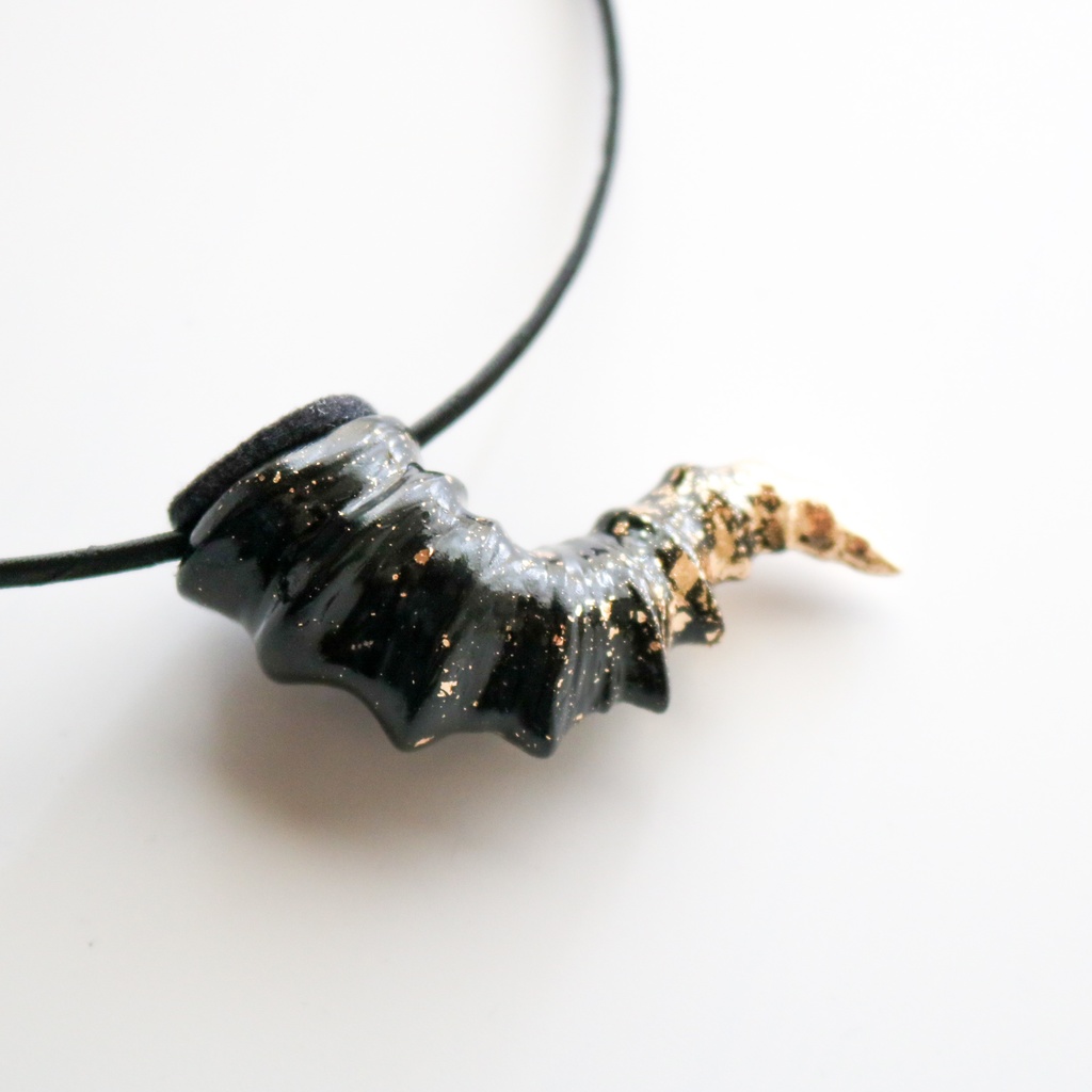 悪魔ツノカチューシャmini 金箔