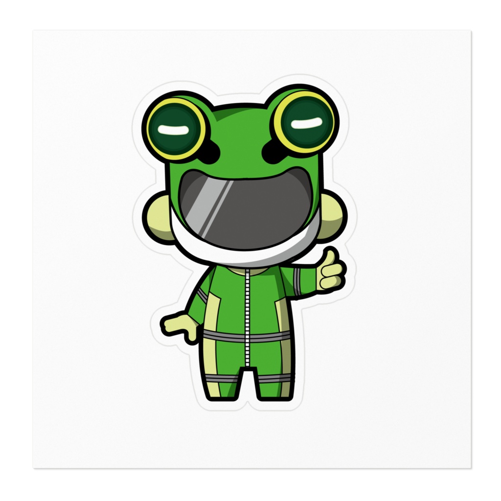 カエルライダー ステッカー