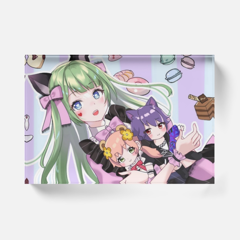 アクリルブロック💚🧡カヌレver