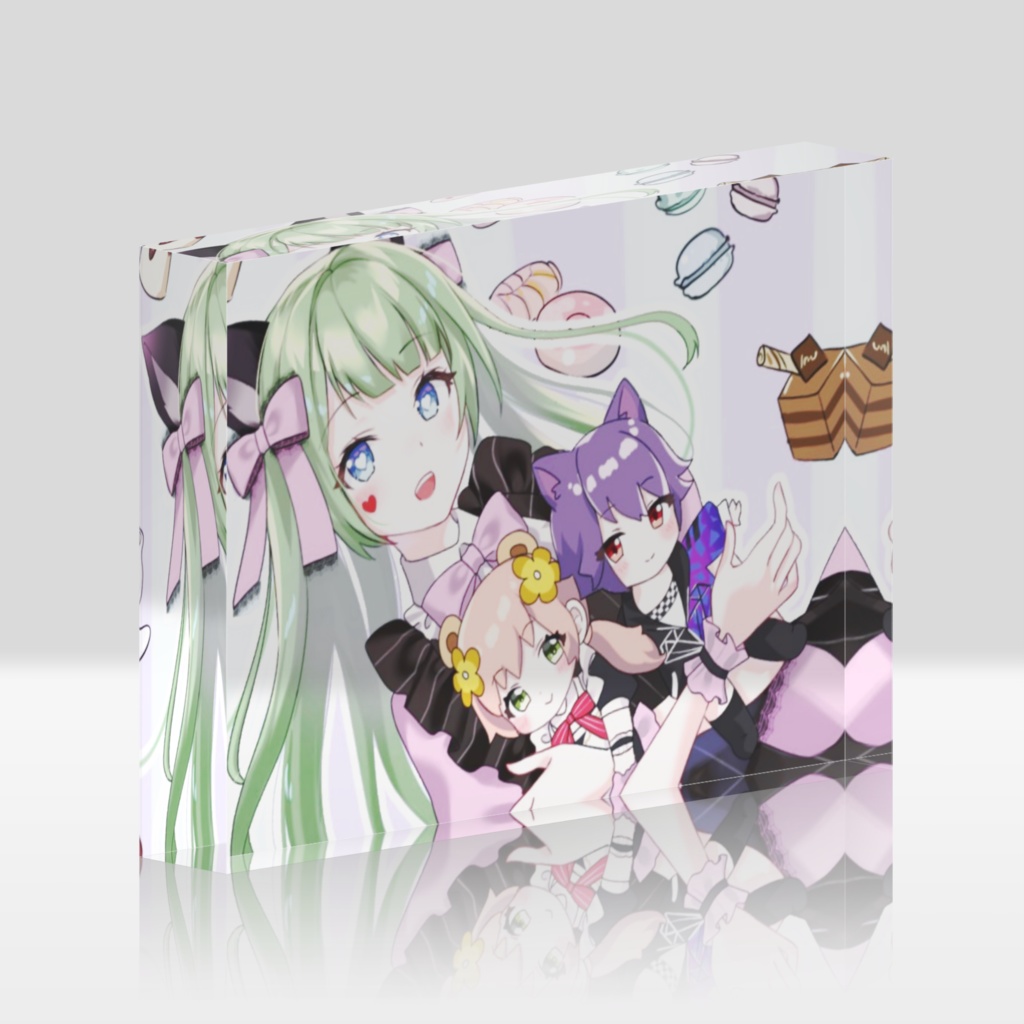 アクリルブロック💚🧡カヌレver