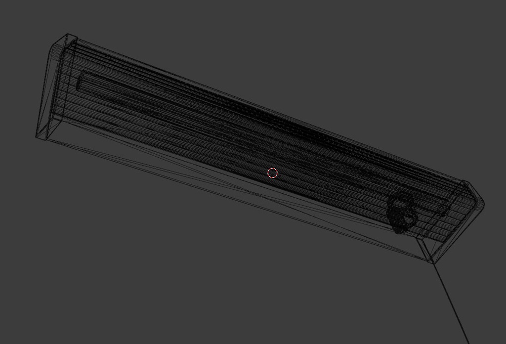 昭和レトロ「棚下灯 大光DXL-81188B」3Dデータ