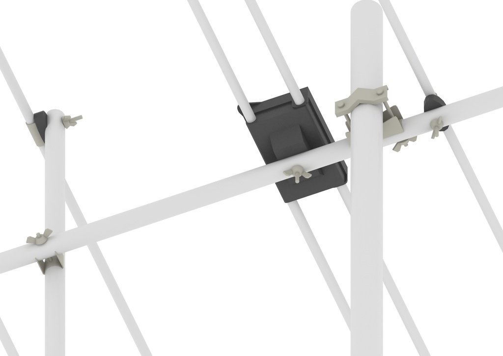 昭和の街並みに「VHFアンテナ」3Dデータ