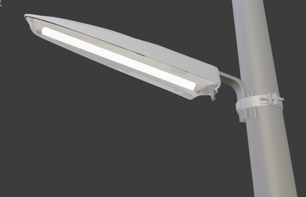 街並みの添景「電柱・街灯」3Dデータ