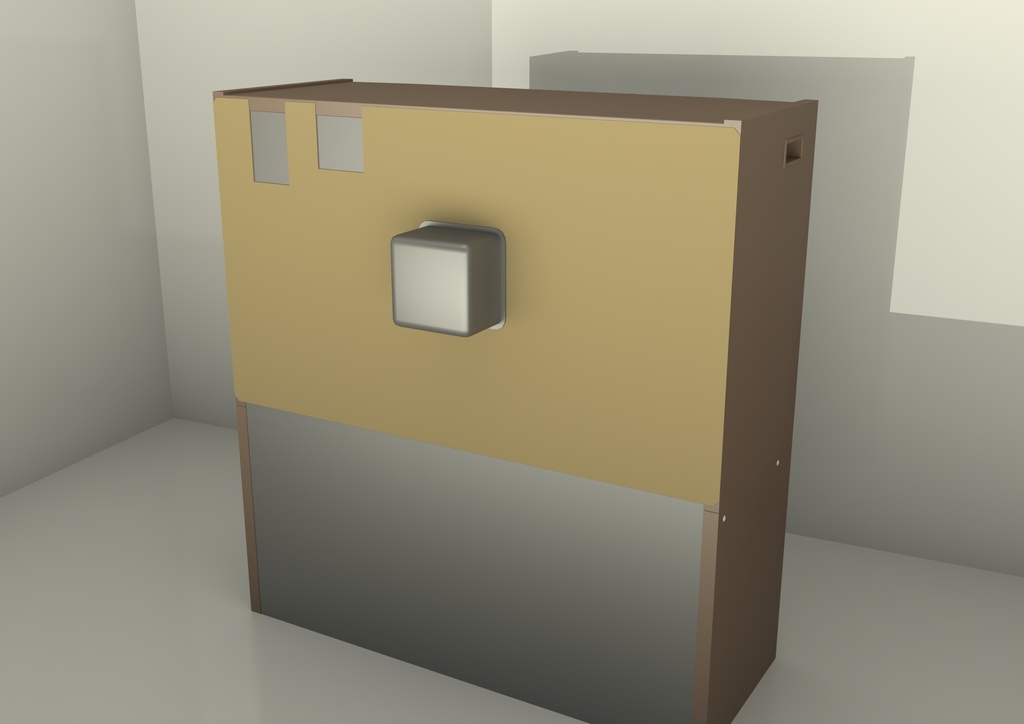 【昭和レトロ】東芝20G602 ブラウン管テレビ【3Dデータ】