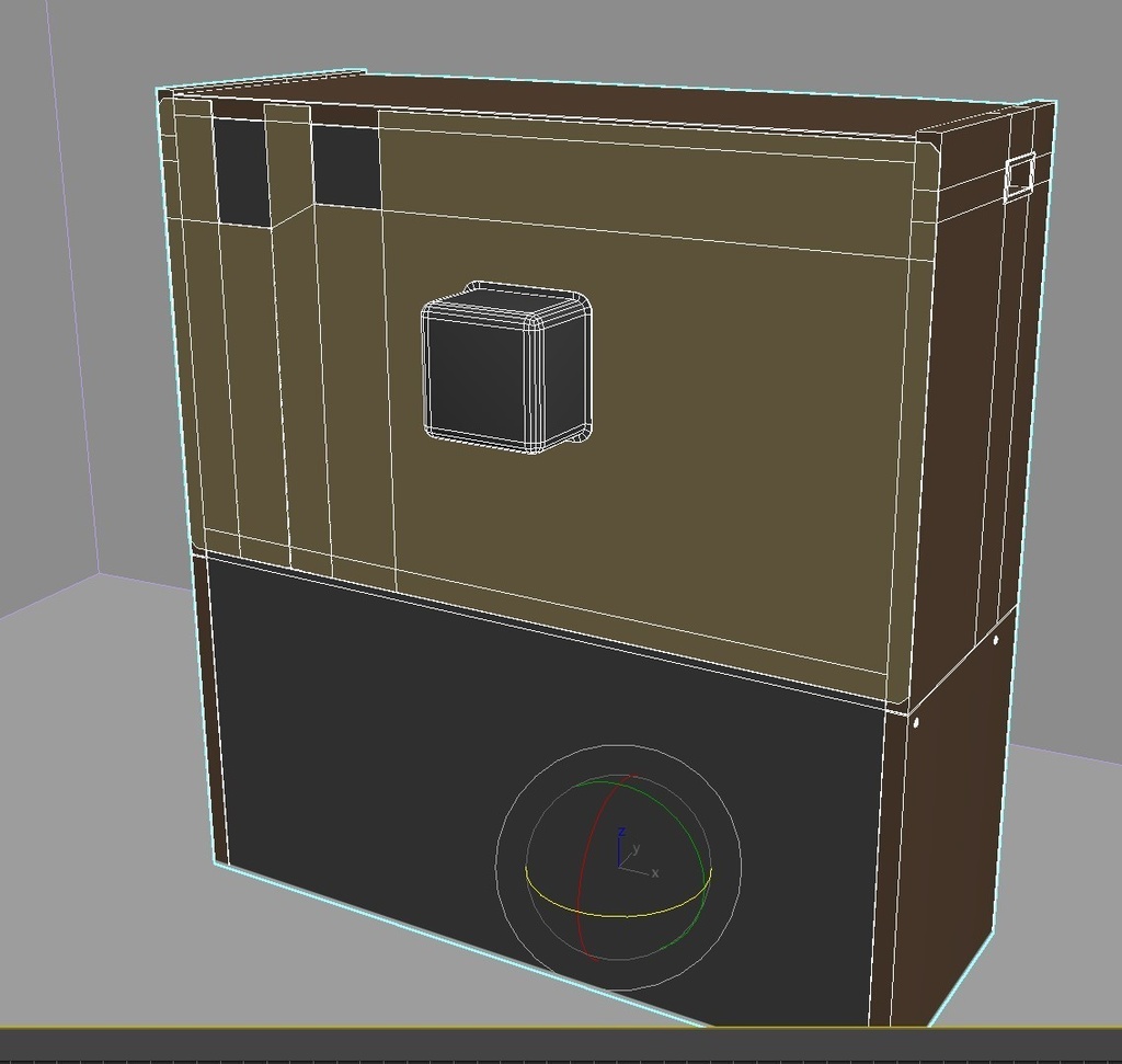 【昭和レトロ】東芝20G602 ブラウン管テレビ【3Dデータ】