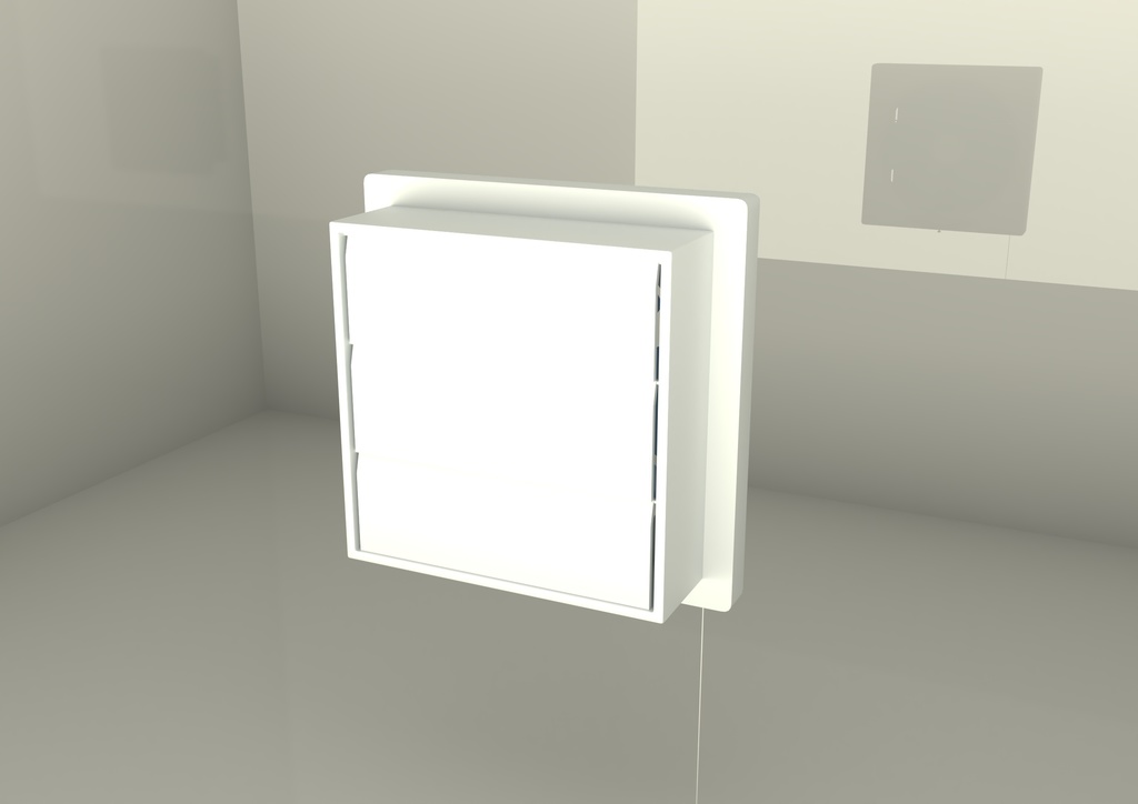 【昭和レトロ】東芝VFH-30M 換気扇【3Dデータ】