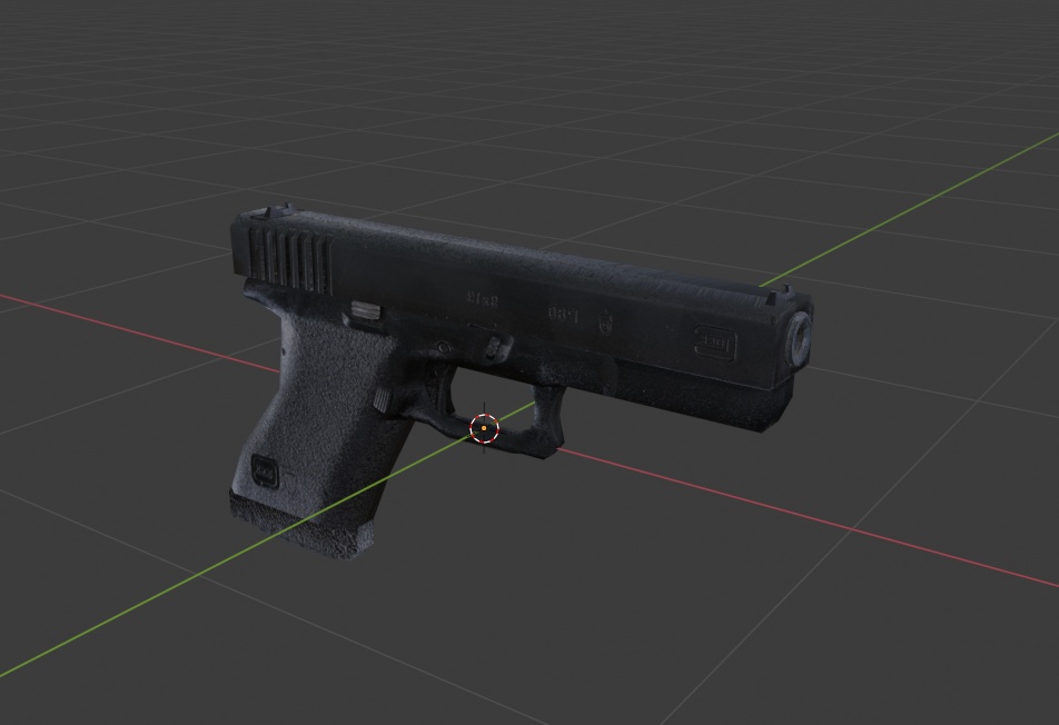Glock Gun 3D Model