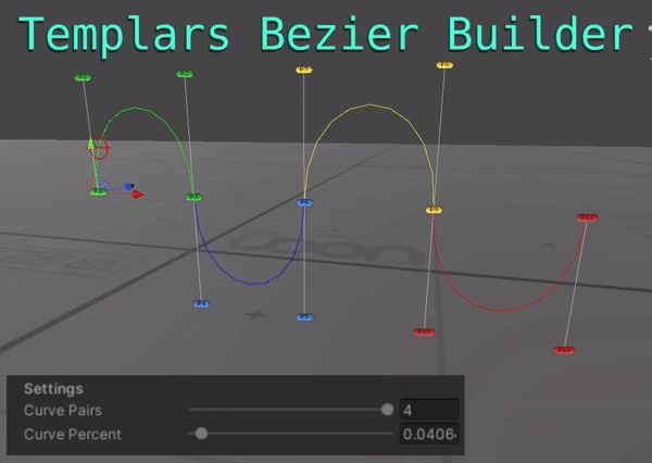 Templar's Bezier Builder【Udon Sharp】 VRChat