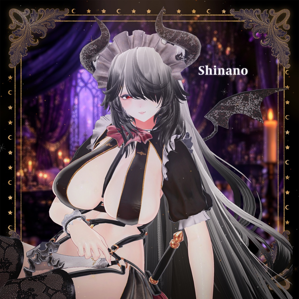 【8アバター対応】オープンSALE!✡️SuccubusNightMaid✡️サキュバスナイトメイド『MA/Raycast対応』