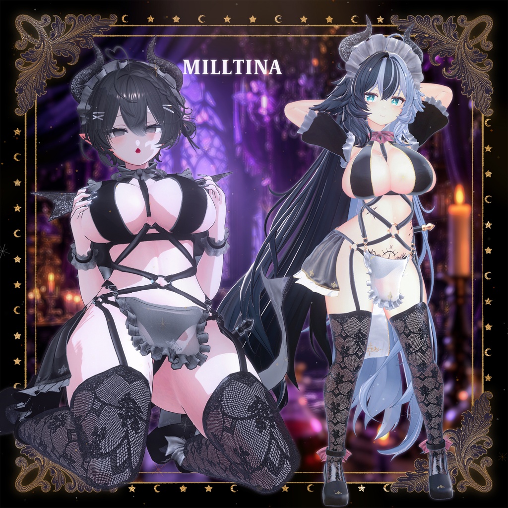 【8アバター対応】オープンSALE!✡️SuccubusNightMaid✡️サキュバスナイトメイド『MA/Raycast対応』