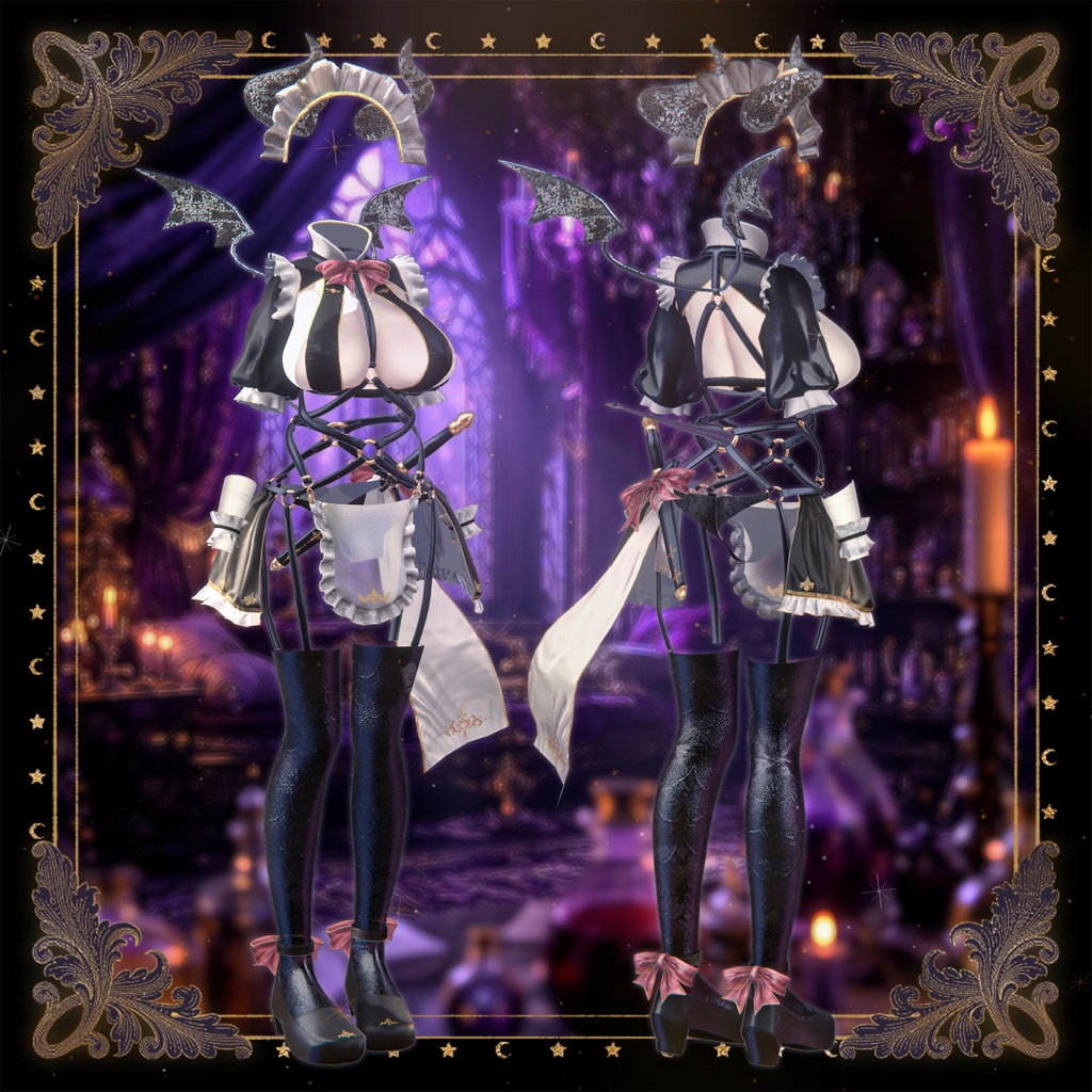【8アバター対応】オープンSALE!✡️SuccubusNightMaid✡️サキュバスナイトメイド『MA/Raycast対応』