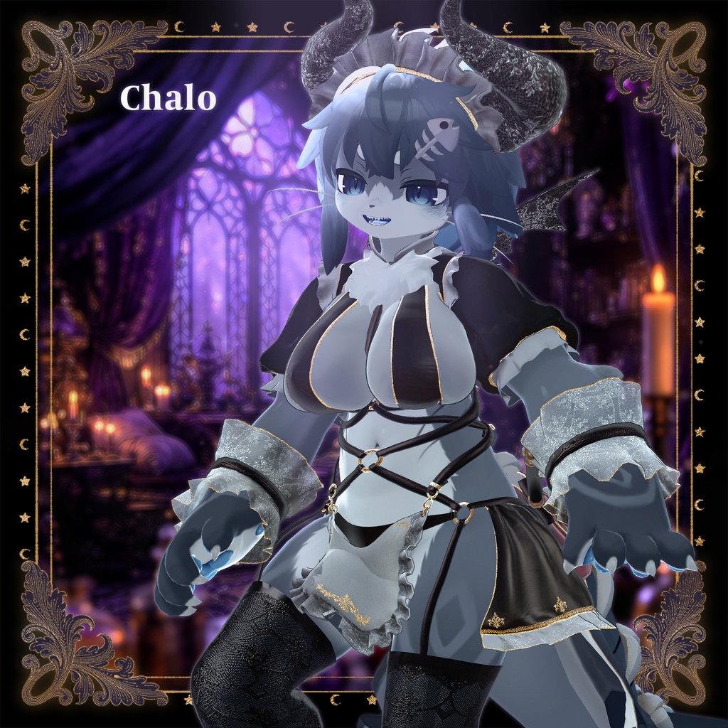 【8アバター対応】オープンSALE!✡️SuccubusNightMaid✡️サキュバスナイトメイド『MA/Raycast対応』
