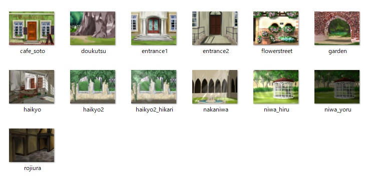 西洋風ゲーム背景素材集【46枚】